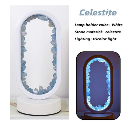 Soothing Purple Amethyst Table Lamp
