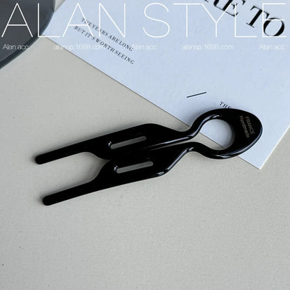 Slim Line Hollow Hair Clip