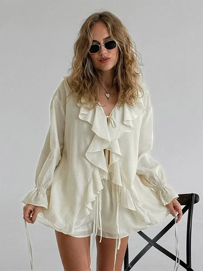 Summer Breeze | Ladies Shorts and Top Set-5