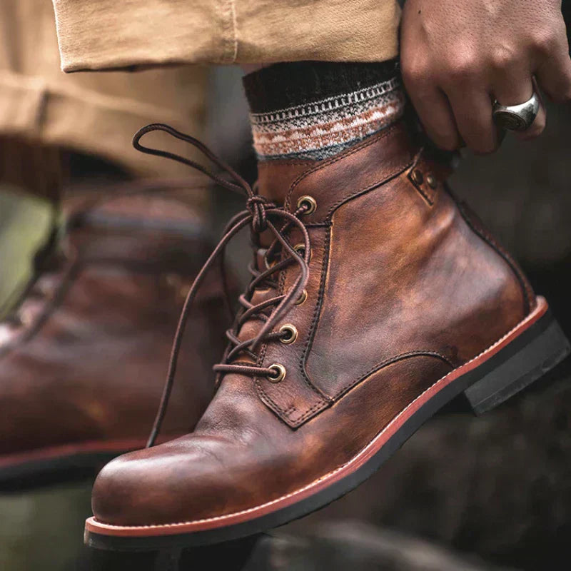 Grayson | Men's High-Top Boots in Genuine Leather 3