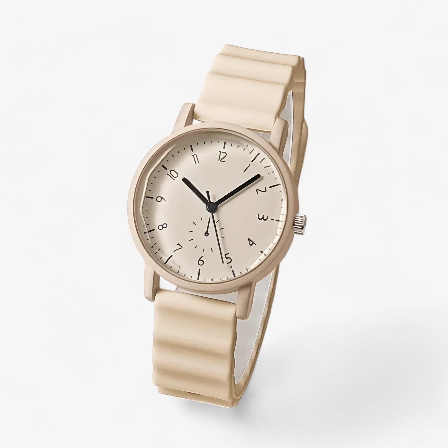 Fashionable Quartz Watch with Vibrant Silicone Strap - Luxivelle
