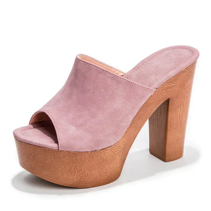 Elevated Heel Summer Sandals
