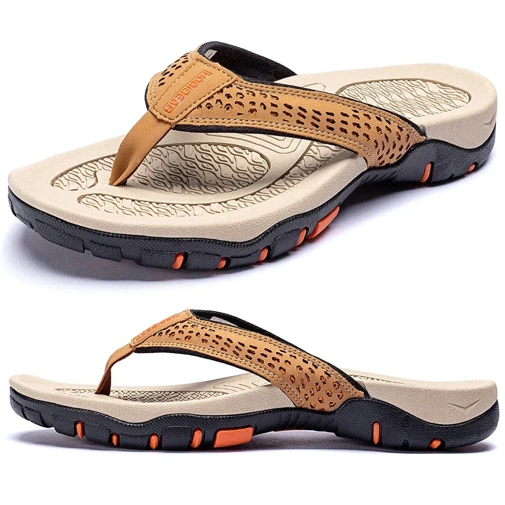 Men's Comfortable Leather Summer Sandals