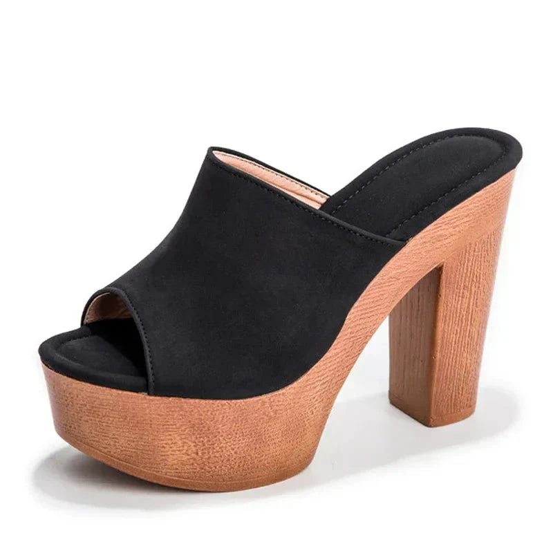 Elevated Heel Summer Sandals