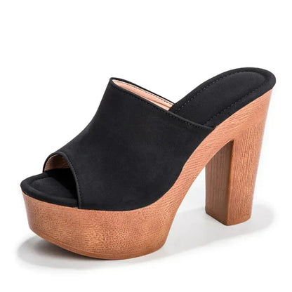 Elevated Heel Summer Sandals