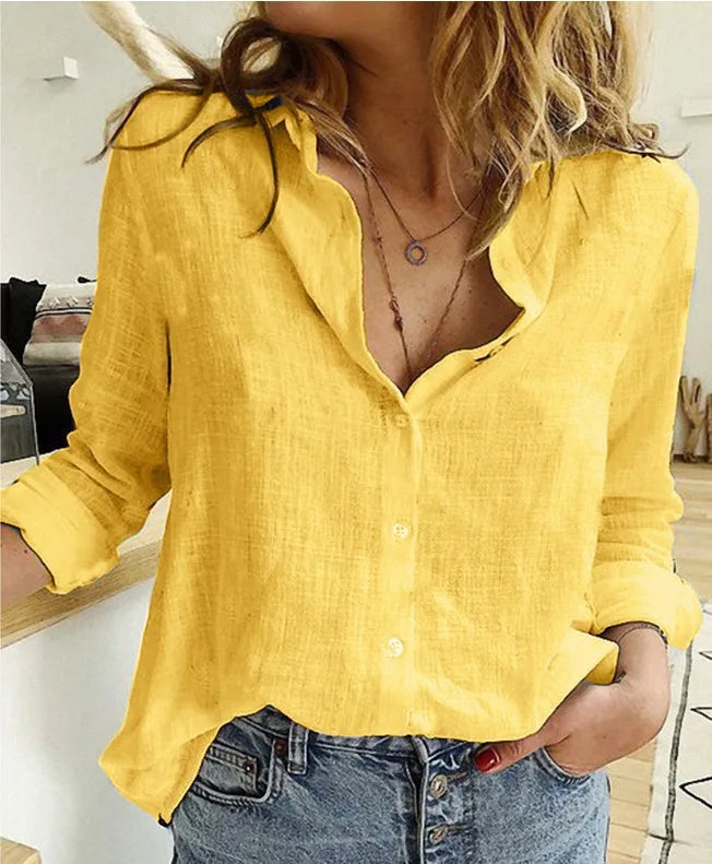Lightweight Breathable Women's Summer Shirt Long Sleeve Top