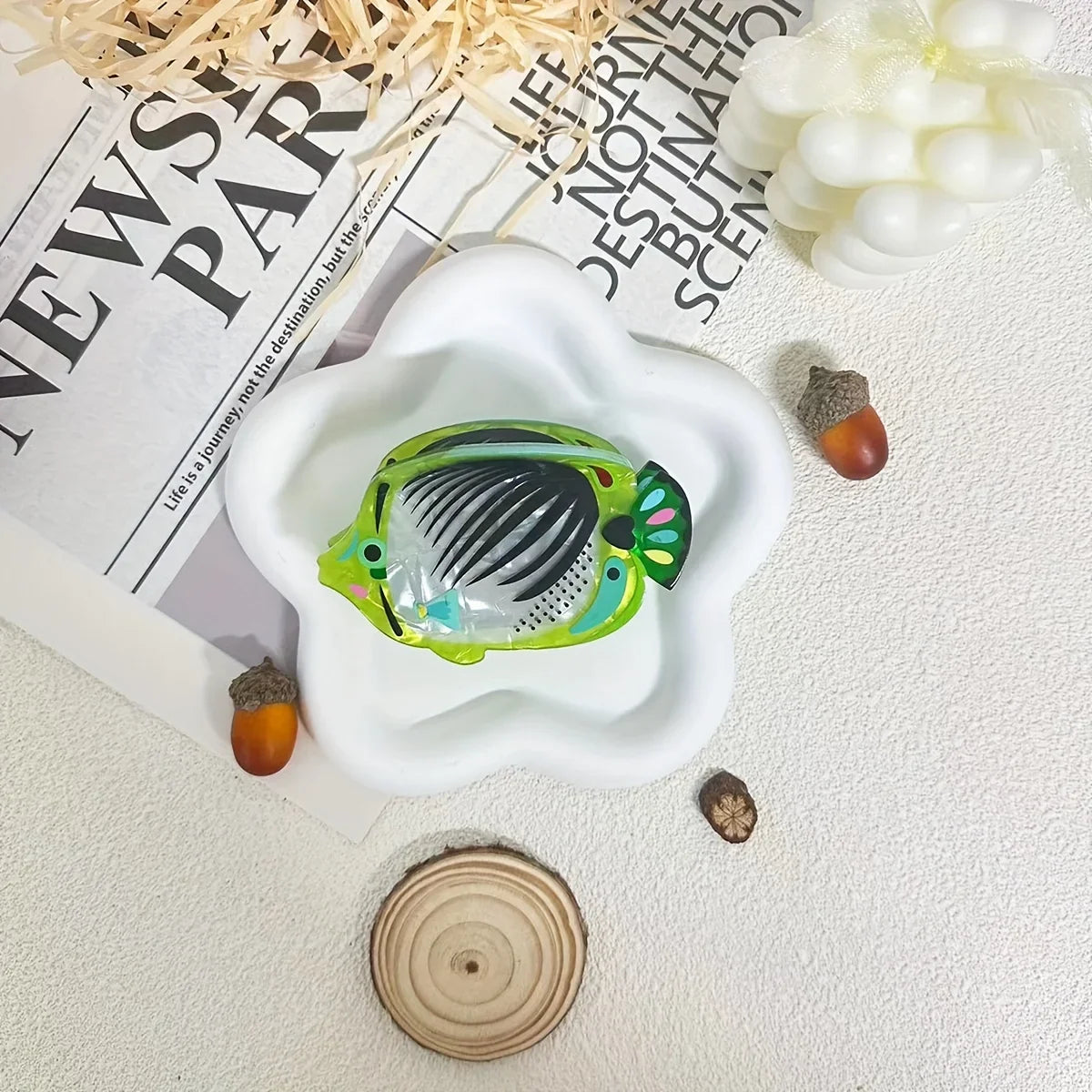Stylish Girls Hair Clip Fashion Shark Hair Slide