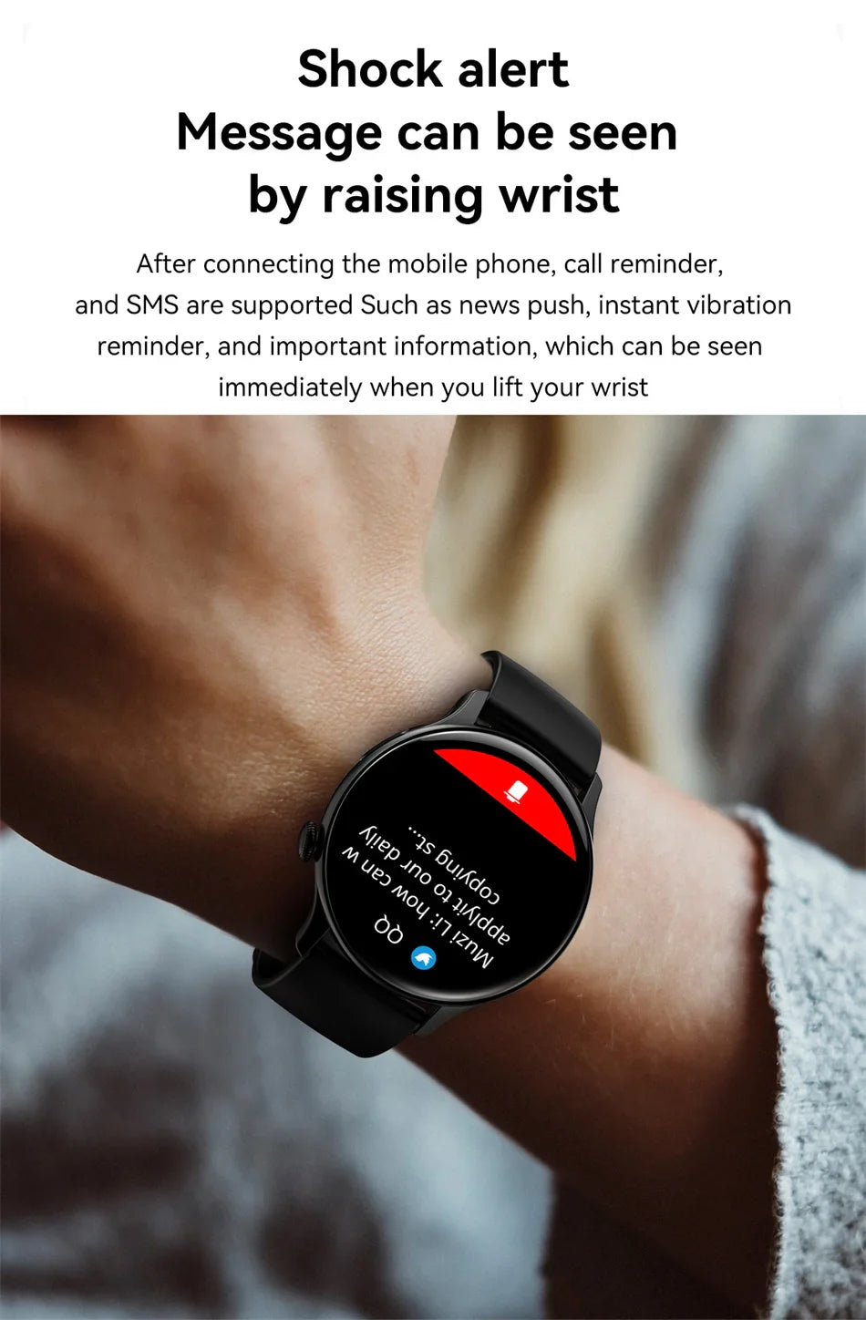 Thin Women's Fitness Smartwatch Tracker