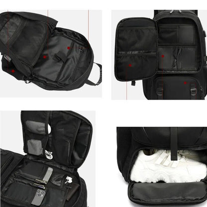 Large Waterproof Hiking Backpack with USB Charger