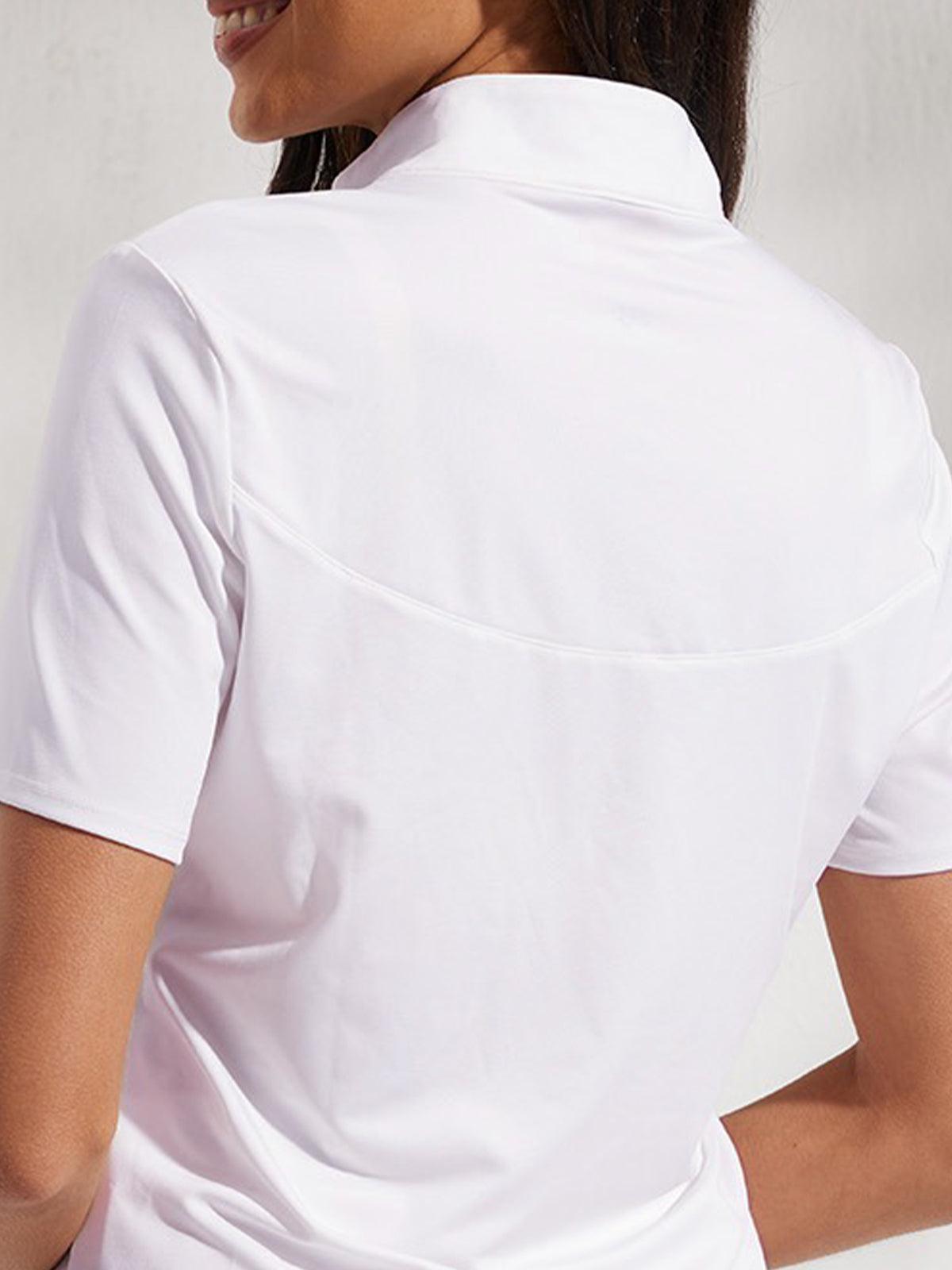 Basic-Golf Shirt Quarterzip UPF50+ - Acegolfs