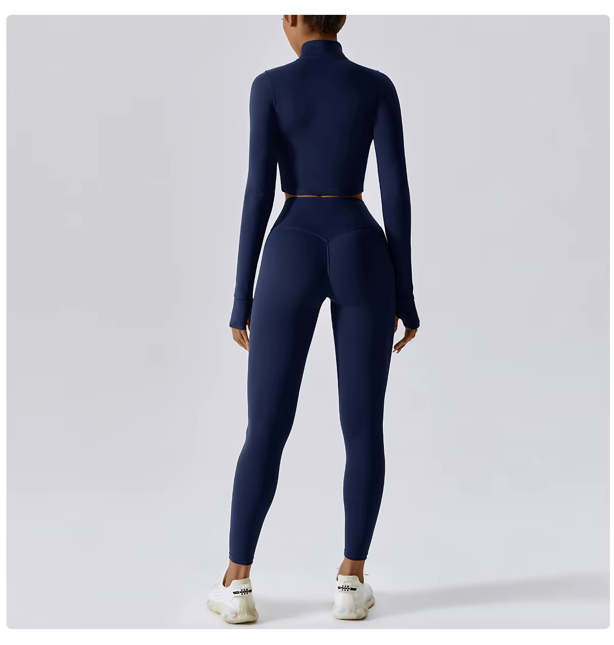 Yoga 3-Piece Outfit Set with Leggings and Top