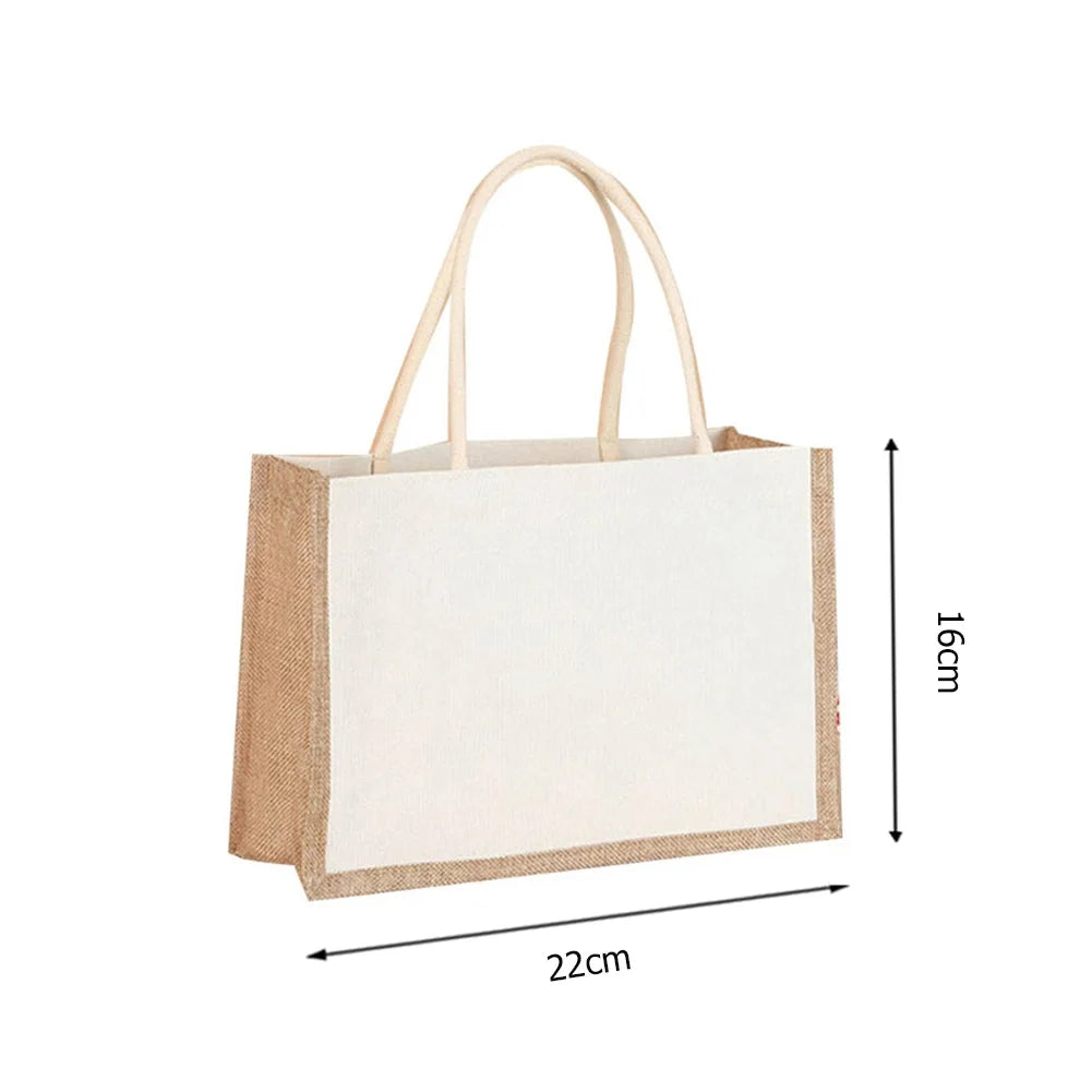Variant image for Burlap Bliss | Custom Tote Bag - Eco-Friendly & Stylish-4