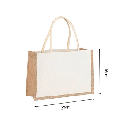 Variant image for Burlap Bliss | Custom Tote Bag - Eco-Friendly & Stylish-4