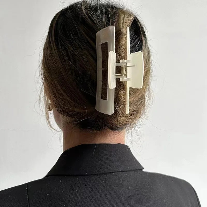 Large Hair Clips for Thick Hair Women Geometric Claw Accessory