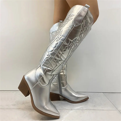 Rustic Country Tall Cowboy Boots