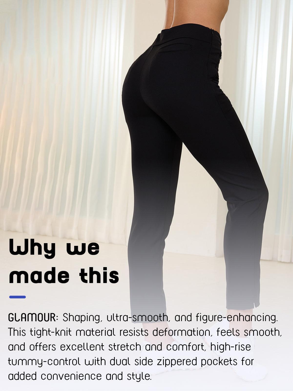 Comfortable 28 Inch Skinny Stretch Ankle Pants UPF 50+