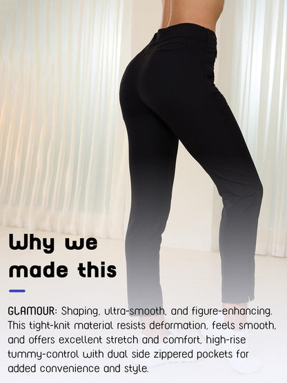 Comfortable 28 Inch Skinny Stretch Ankle Pants UPF 50+