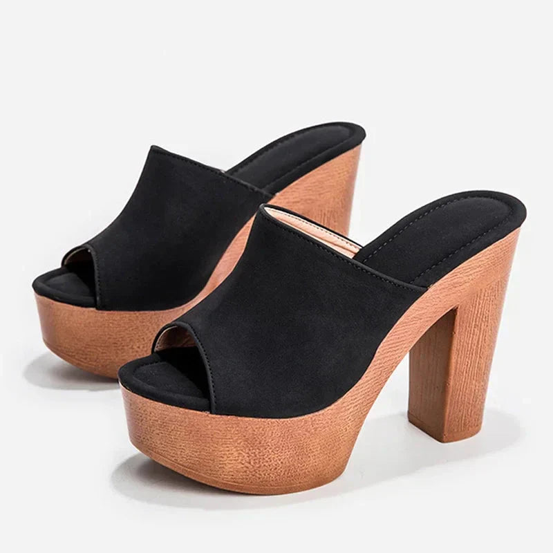 Elevated Heel Summer Sandals