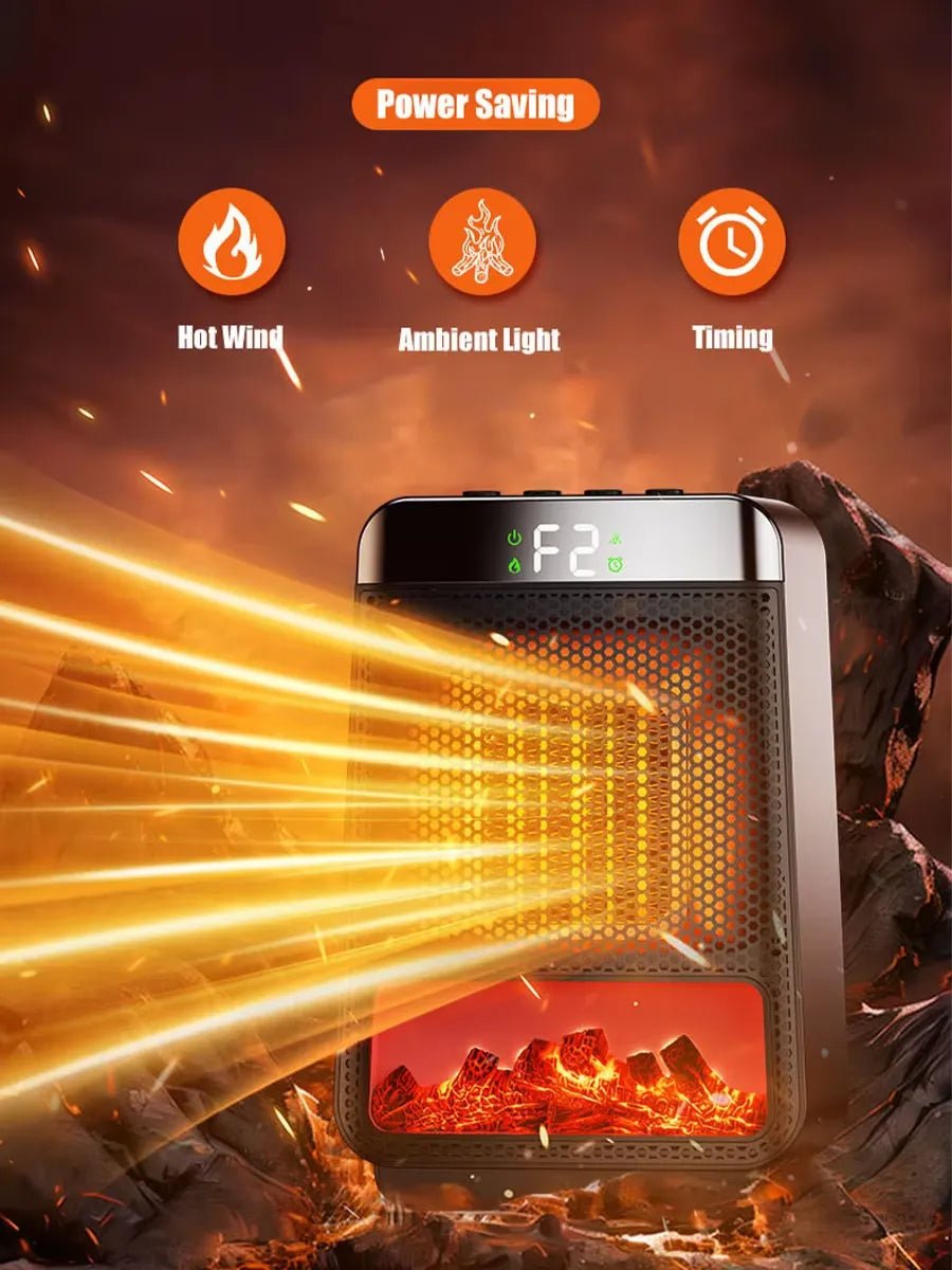 Efficient Electric Space Heater for Warm Large Areas