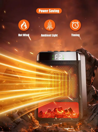 Efficient Electric Space Heater for Warm Large Areas