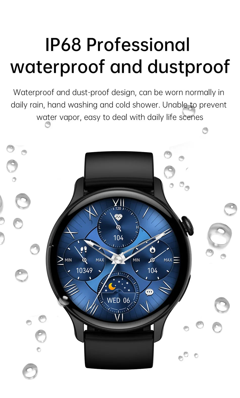 Thin Women's Fitness Smartwatch Tracker