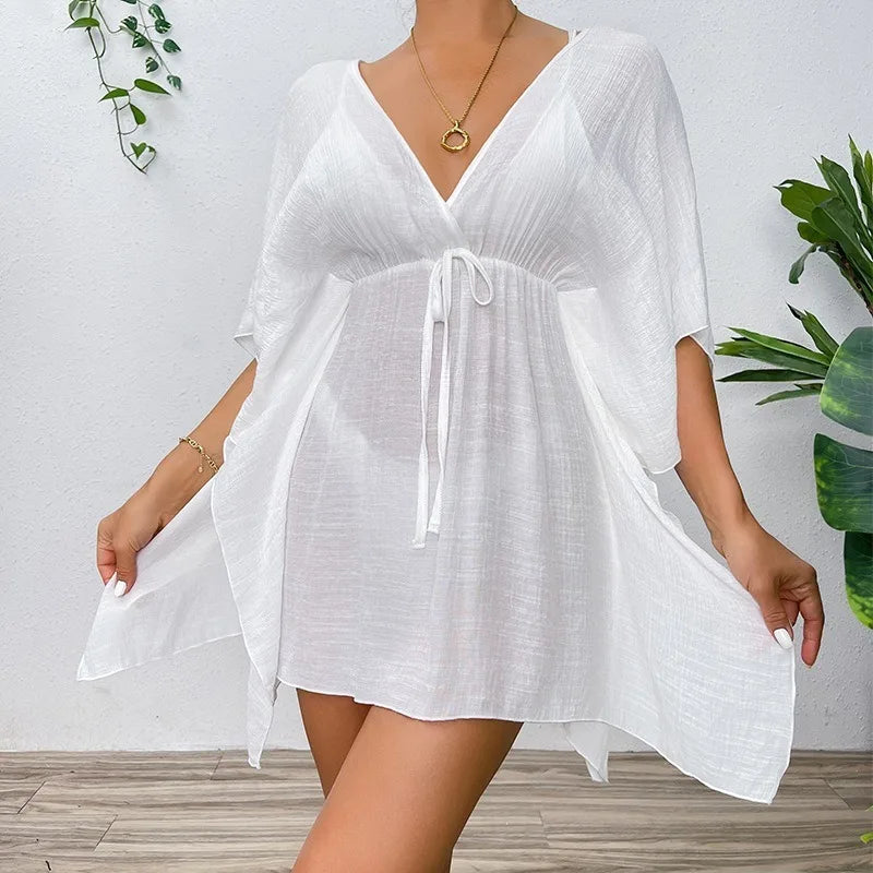 Relaxed Fit Beach Cover Up Swimsuit Dress