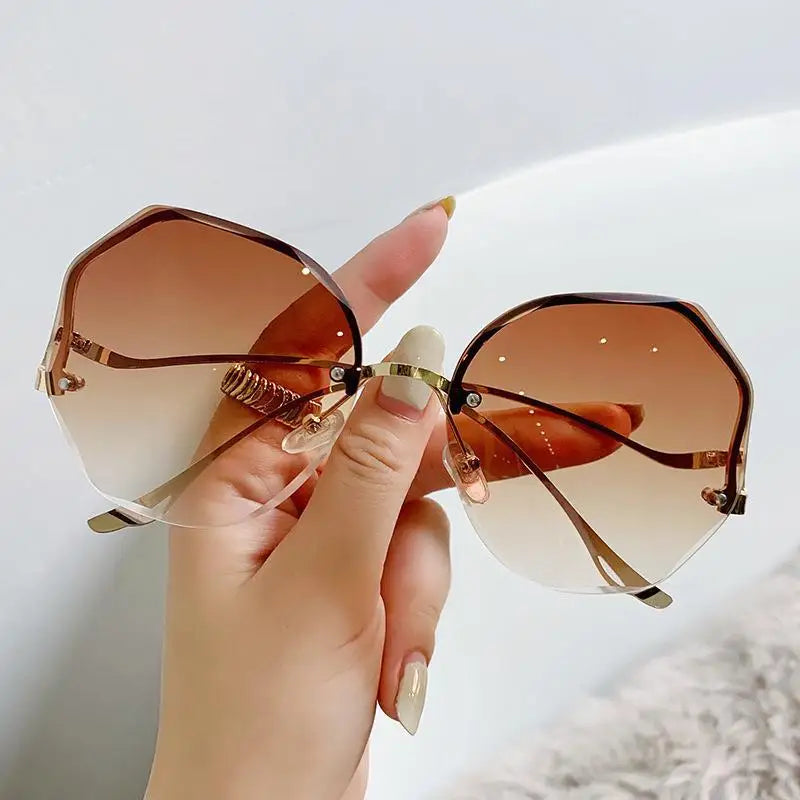 Women's Fashion Large Square Sunglasses