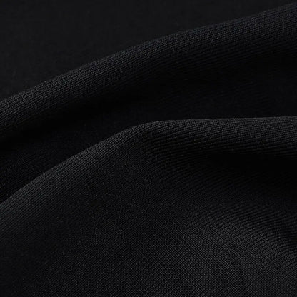 Elegant Black Off Shoulder Evening Dress