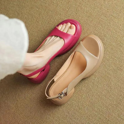 Elegant Low Heel Sandals for Women