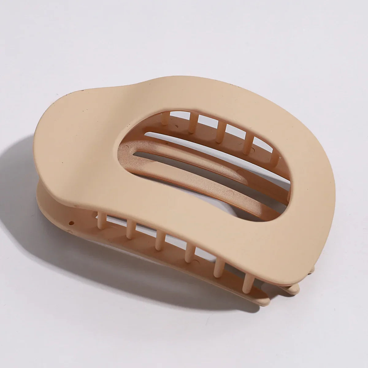 Simple Matte Hair Clips for Women Oval Hair Bun Holders