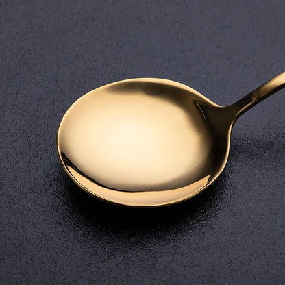 Elegant 24K Gold Flatware Set