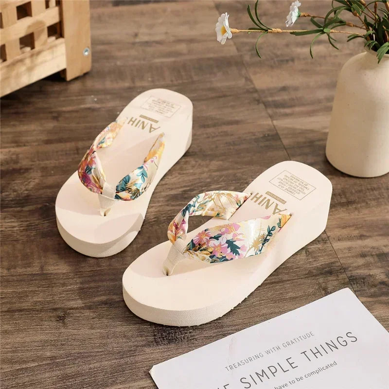 Fabulous | Platform Sandals for Women - Chic Wedge Flip Flops-4