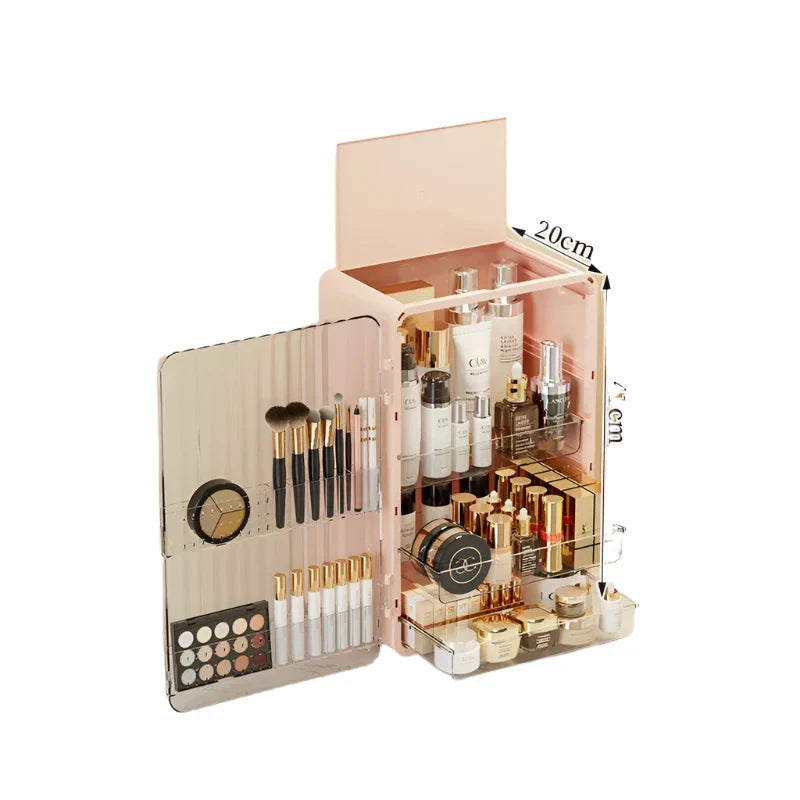 Premium Makeup Case - Compact Cosmetic Storage Box