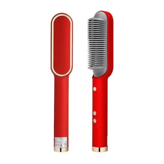 Pro Hair 3-in-1 Ionic Styling Comb & Flat Iron - Luxivelle
