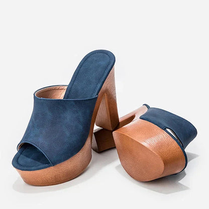 Elevated Heel Summer Sandals