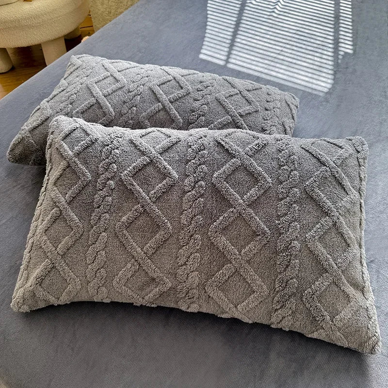 2x Soft Brushed Cotton Fitted Pillowcase Set