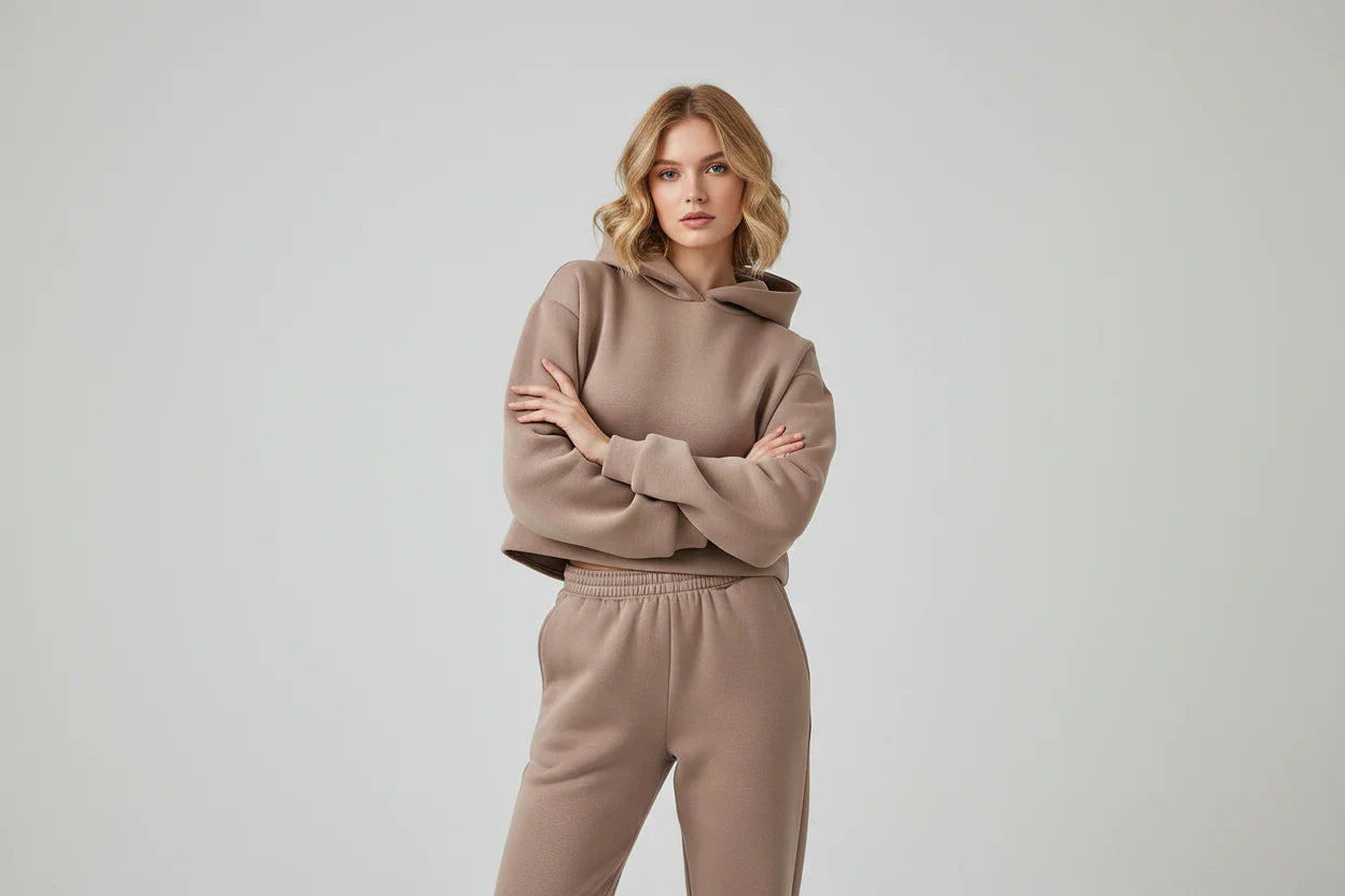 Sophia | Soft Cozy Fleece Lounge Set - Luxivelle