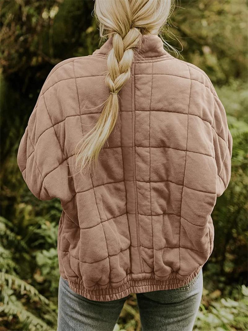 Women's Padded Zip Up Slim Fit Jacket