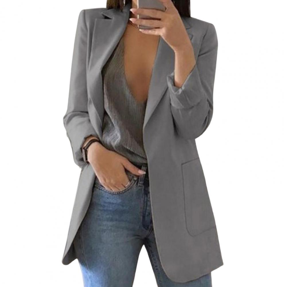 Women's Breathable Casual Open Front Blazer Coat