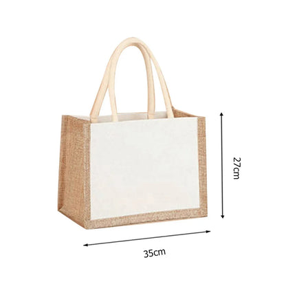 Variant image for Burlap Bliss | Custom Tote Bag - Eco-Friendly & Stylish-1