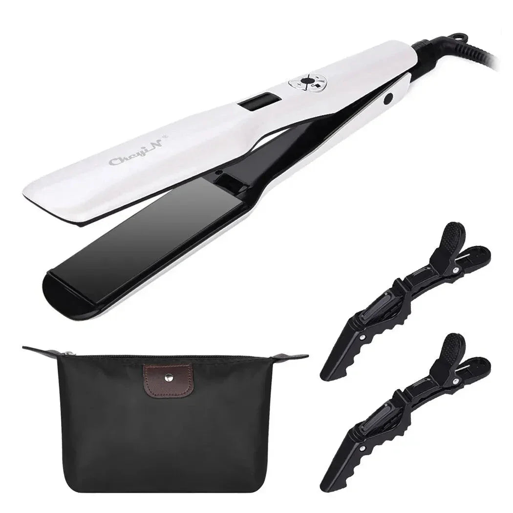 Advanced Ceramic Flat Iron with Digital Screen - Luxivelle