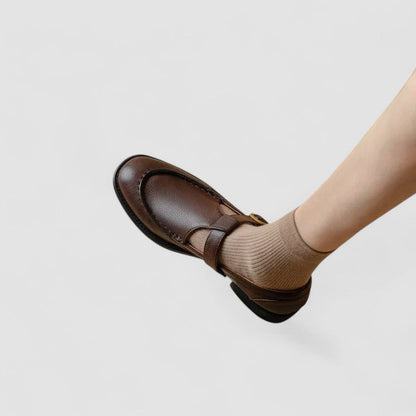 Comfortable Wide Toe Mary Jane Shoes
