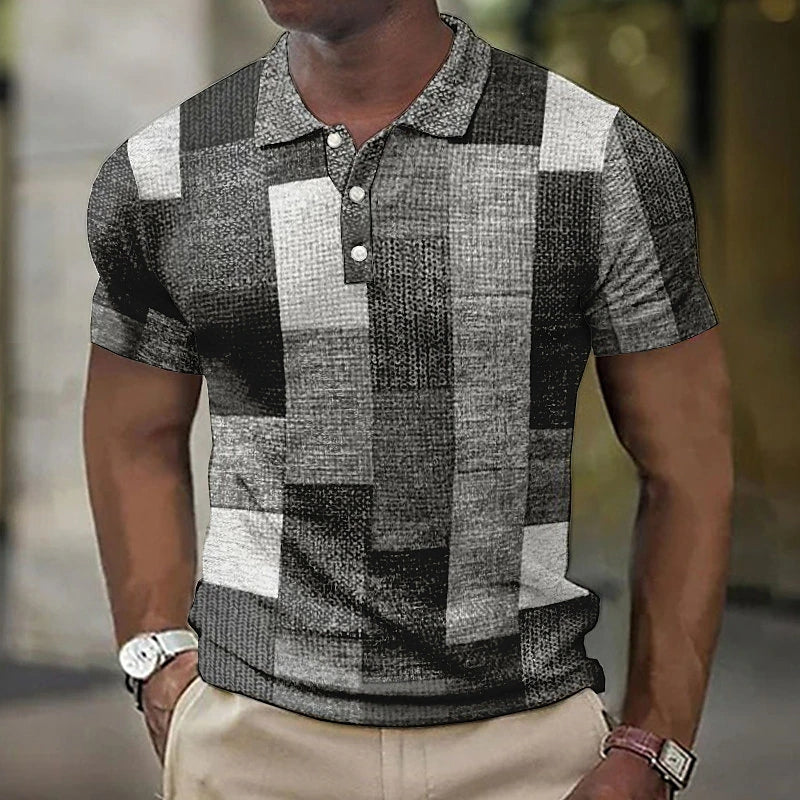Variant image for Henry | Mens Polo Shirt – Cotton Blend, Multi-Color-17