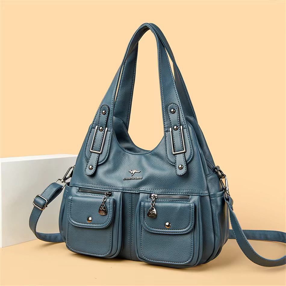 Vintage Style Tote Shoulder Bag