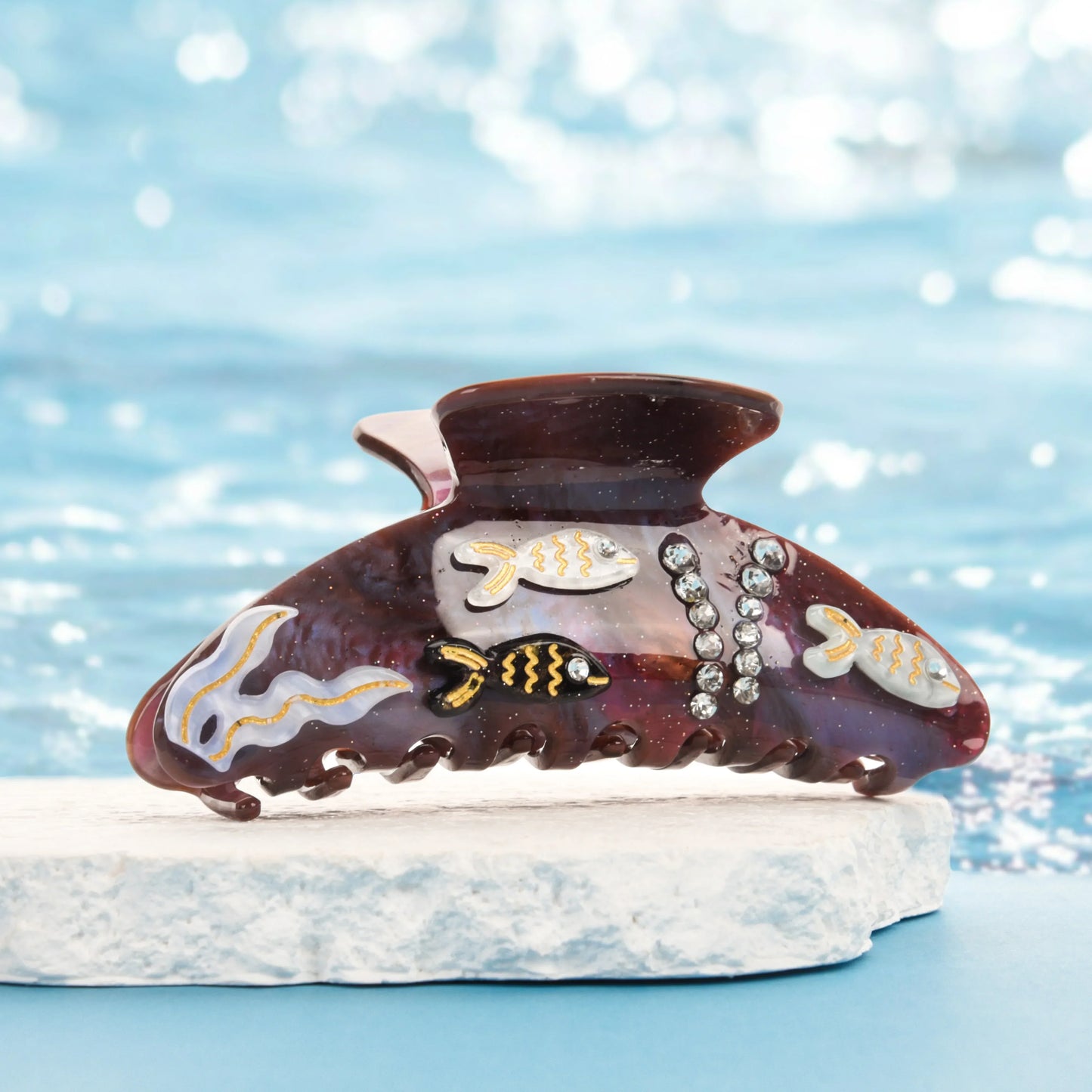Colorful Ocean Hair Clip for Women
