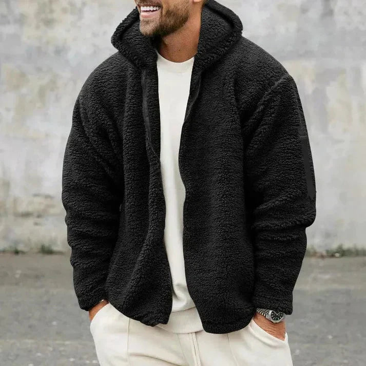 Comfy Mens Outdoor Hoodie Jacket - Luxivelle