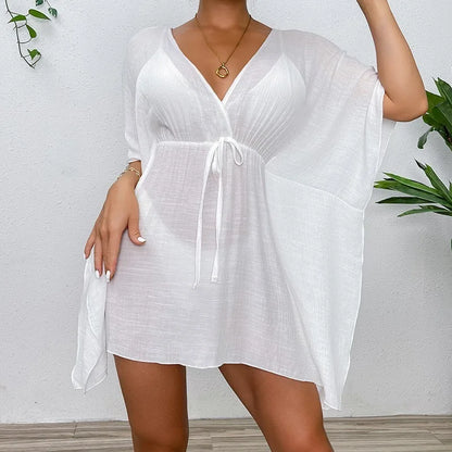 Relaxed Fit Beach Cover Up Swimsuit Dress