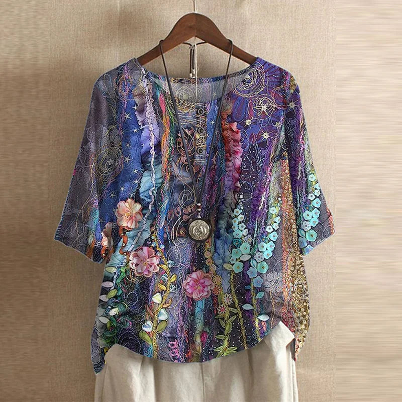 Vintage Style Women's Blouse
