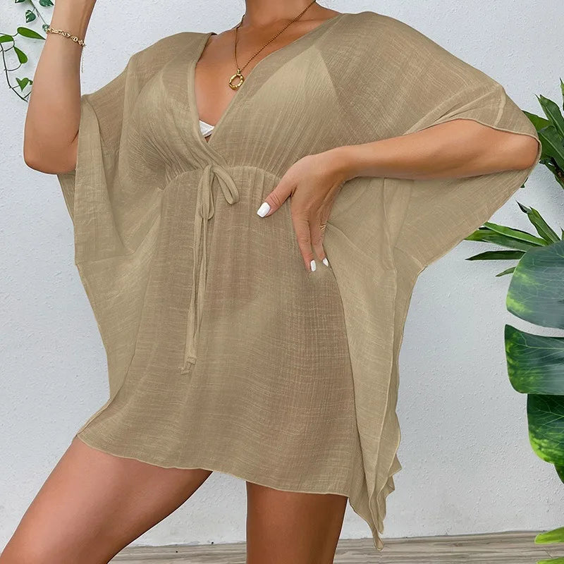 Relaxed Fit Beach Cover Up Swimsuit Dress