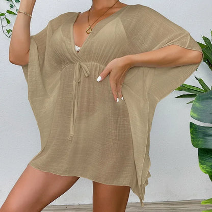 Relaxed Fit Beach Cover Up Swimsuit Dress